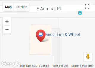 Google Map of Dino's Tire & Wheel