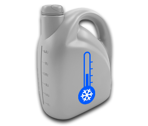 Jug of car coolant