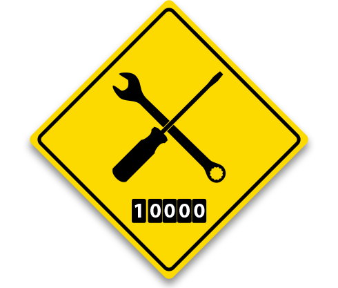 Wrench and screw driver icon