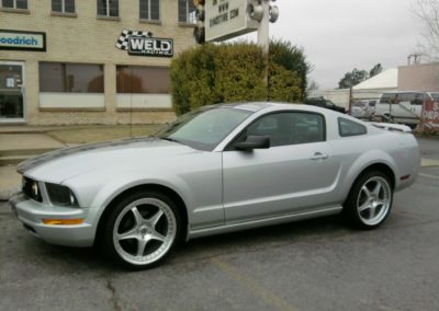 Grey Mustang